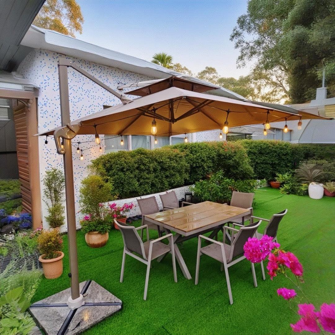 HQ SolarLighting 240V 20M-200M Connectable LED Festoon String Lights Party Lights Patio Lights Dimmable