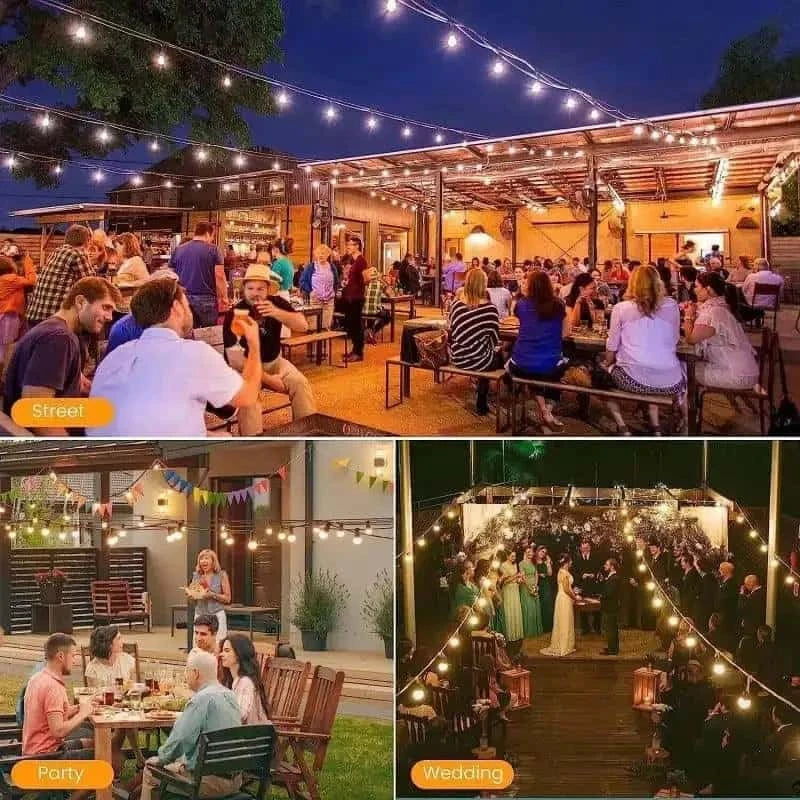 HQ Solar Lighting weatherproof outdoor string lights (15 leds)