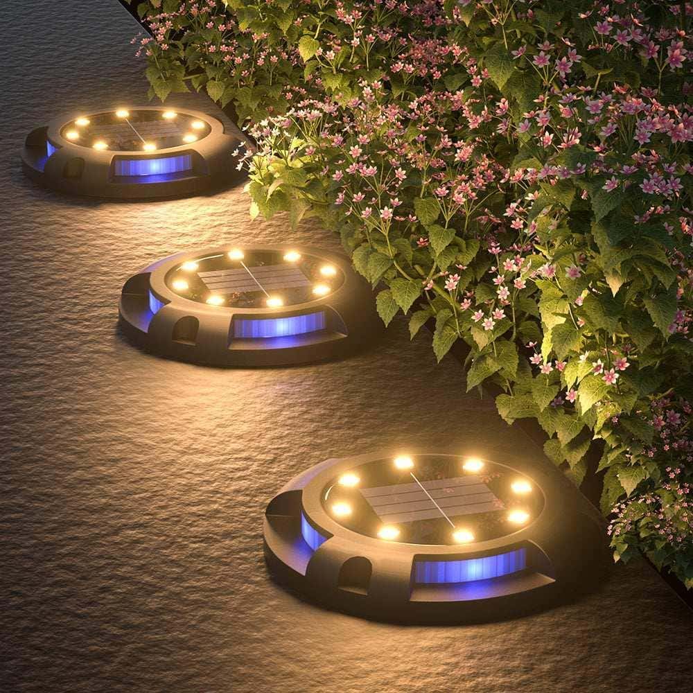 HQ SolarLighting LED Ground Light Pack for Pathway Garden Decoration