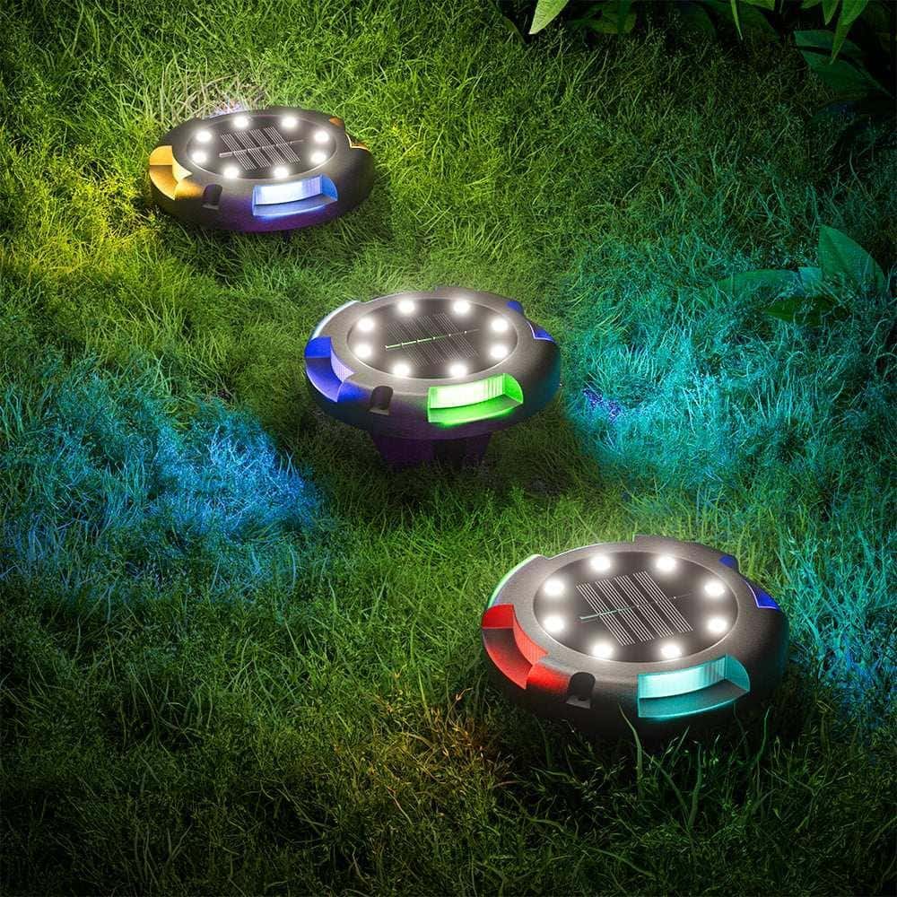 HQ SolarLighting LED Ground Light Pack for Pathway Garden Decoration