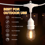HQ SolarLighting 15M-240M Connectable LED Outdoor Festoon Lights Party Lights String Lights Dimmable HQ SolarLighting