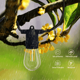 HQ SolarLighting 20M - 200M Connectable LED Festoon String Lights Party Lights Patio Lights Dimmable - HQ SolarLighting