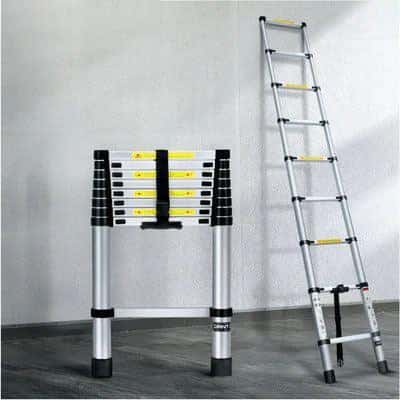 Extended and folded ladder