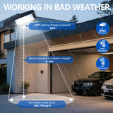 HQ SolarLighting Solar Street Lights Outdoor Lamp, 16000lm IP67 Waterproof Light with Anti Broken Remote Control Mounting Bracket, Dusk to Dawn Security Led Flood Light for Yard, Garden, etc HQ SolarLighting