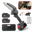 Chainsaw kit with two batteries