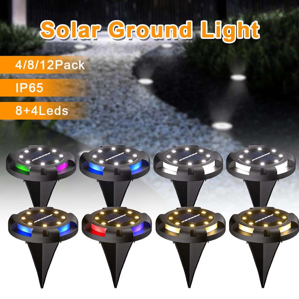 HQ SolarLighting LED Ground Light Pack for Pathway Garden Decoration HQ SolarLighting