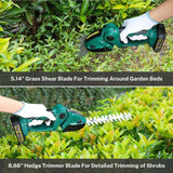 HQ SolarLighting Cordless Hedge Trimmer (+2 FREE Batteries) - HQ SolarLighting