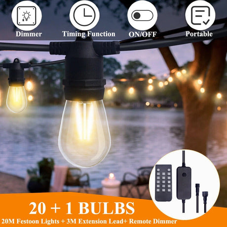 Festoon light kit components