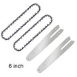 4/6 Inch Mini Chainsaw Chain Saw & Guide Bar for Electric One-Hand Cutter 4" 6" hqsolarlighting