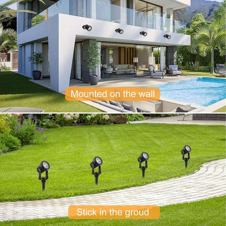 HQ SolarLighting Solar Spotlights Outdoor Garden Lights for Garden Yard Path Driveway Porch Walkway - HQ SolarLighting