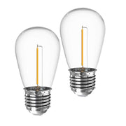 4pcs Replacement LED Bulbs Pack for HQ SolarLighting's Solar Powered Festoon Lights outdoor solar bulbs HQ SolarLighting