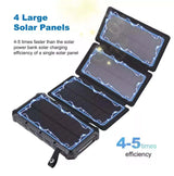 HQ SolarLighting Solar Charging Portable 20000mAh Power Bank Folding Solar Panels For Phones and Tablets - Hot products