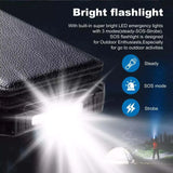 HQ SolarLighting Solar Charging Portable 20000mAh Power Bank Folding Solar Panels For Phones and Tablets - Hot products