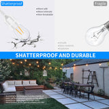 HQ SolarLighting 15M-240M Connectable LED Outdoor Festoon Lights Party Lights String Lights Dimmable HQ SolarLighting