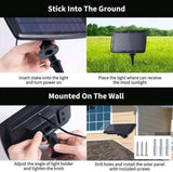 HQ Solar Lighting LED Dimmable Solar G40 Garden Light