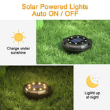 HQ SolarLighting LED Ground Light Pack for Pathway Garden Decoration