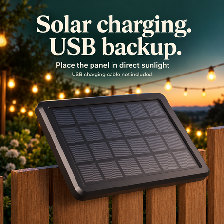Solar panel and USB charging